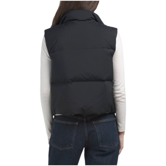 THEORY Crop Puffer Vest - Picture 2 of 2